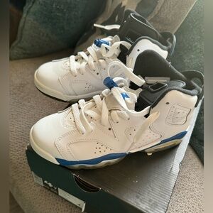 Sports Blue Jordan 6’s